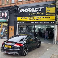 Audi TT rear Window Tinting Service in London – Impact Window Tinting